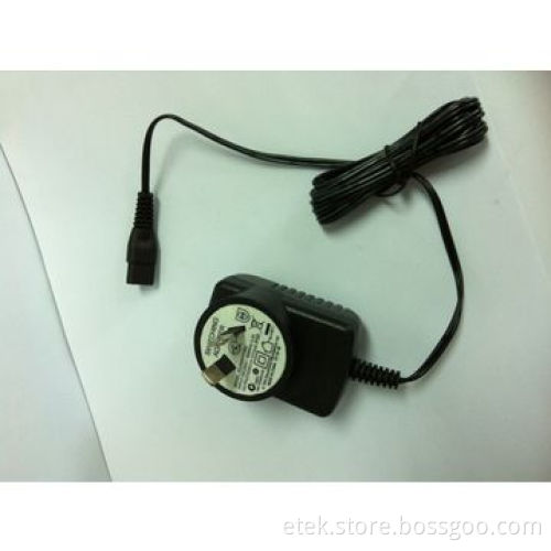 6W Series Switching Power Adapter with US, EU, BS, AU Plug for Clipper, Cleaner Meet EN61558 EN60335